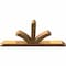 Ekena Millwork Richland Rough Sawn Timber Gable Bracket, Western Red Cedar, 60"W x 30"H x 4"D x 4"F, 12/12 Pitch GBW060X30X0404RIC00RWR - alternate 3